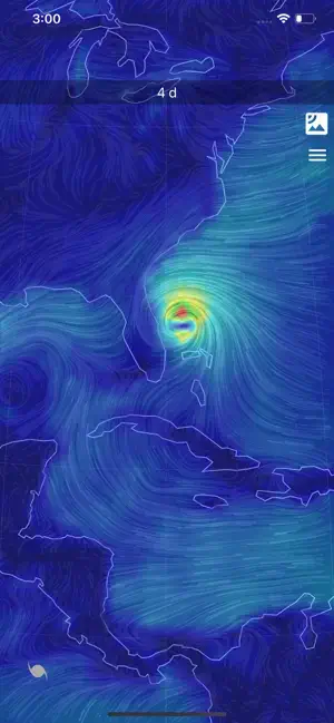 Wind Map Hurricane Tracker, 3D, screen 2